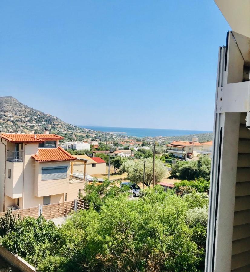Beautiful Maisonette With A View To The Mountains And The Sea Agia Marina  Exterior photo
