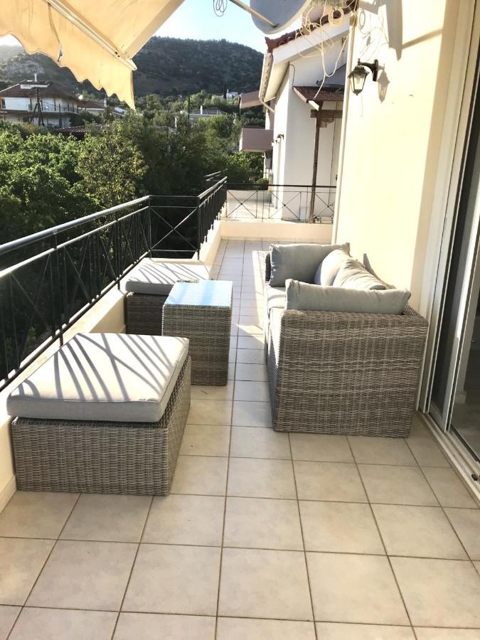 Beautiful Maisonette With A View To The Mountains And The Sea Agia Marina  Exterior photo