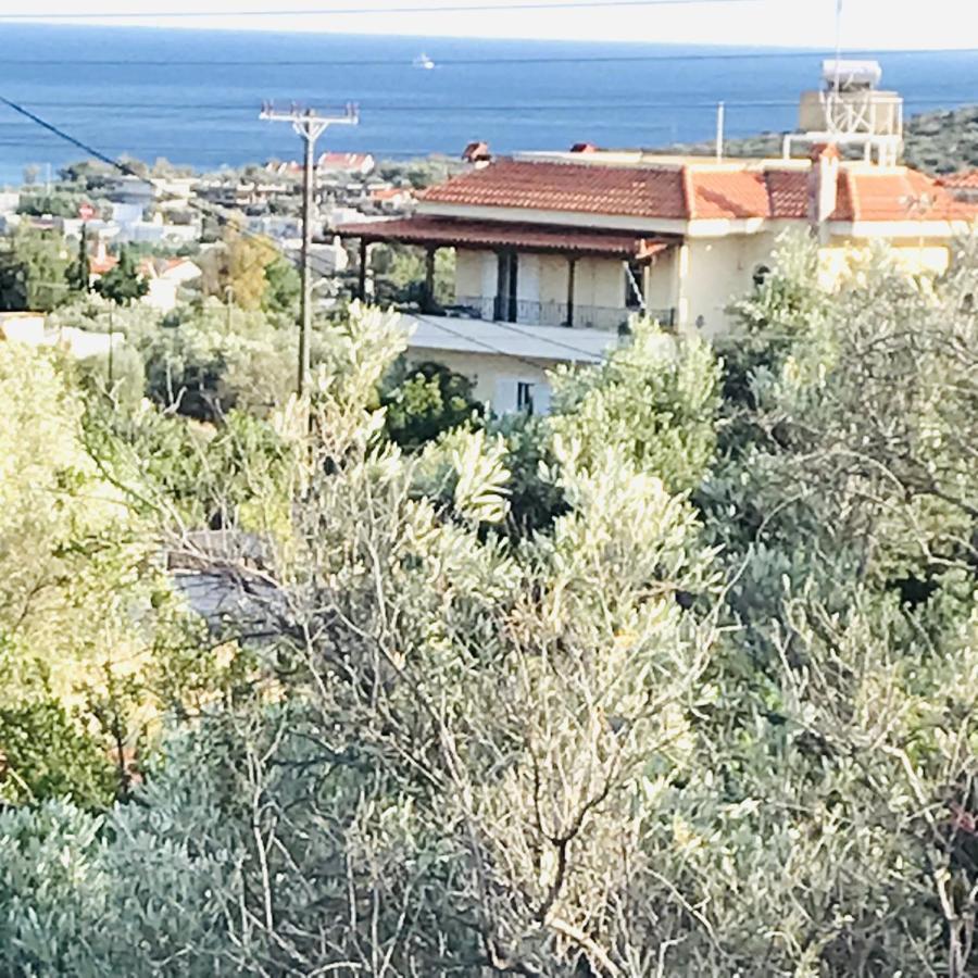 Beautiful Maisonette With A View To The Mountains And The Sea Agia Marina  Exterior photo