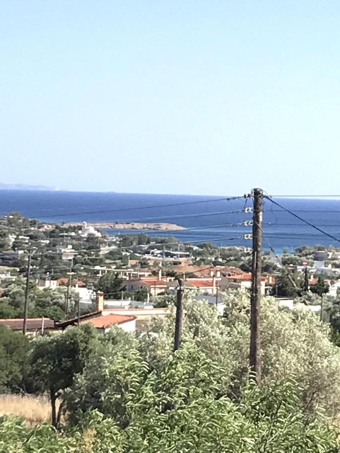 Beautiful Maisonette With A View To The Mountains And The Sea Agia Marina  Exterior photo