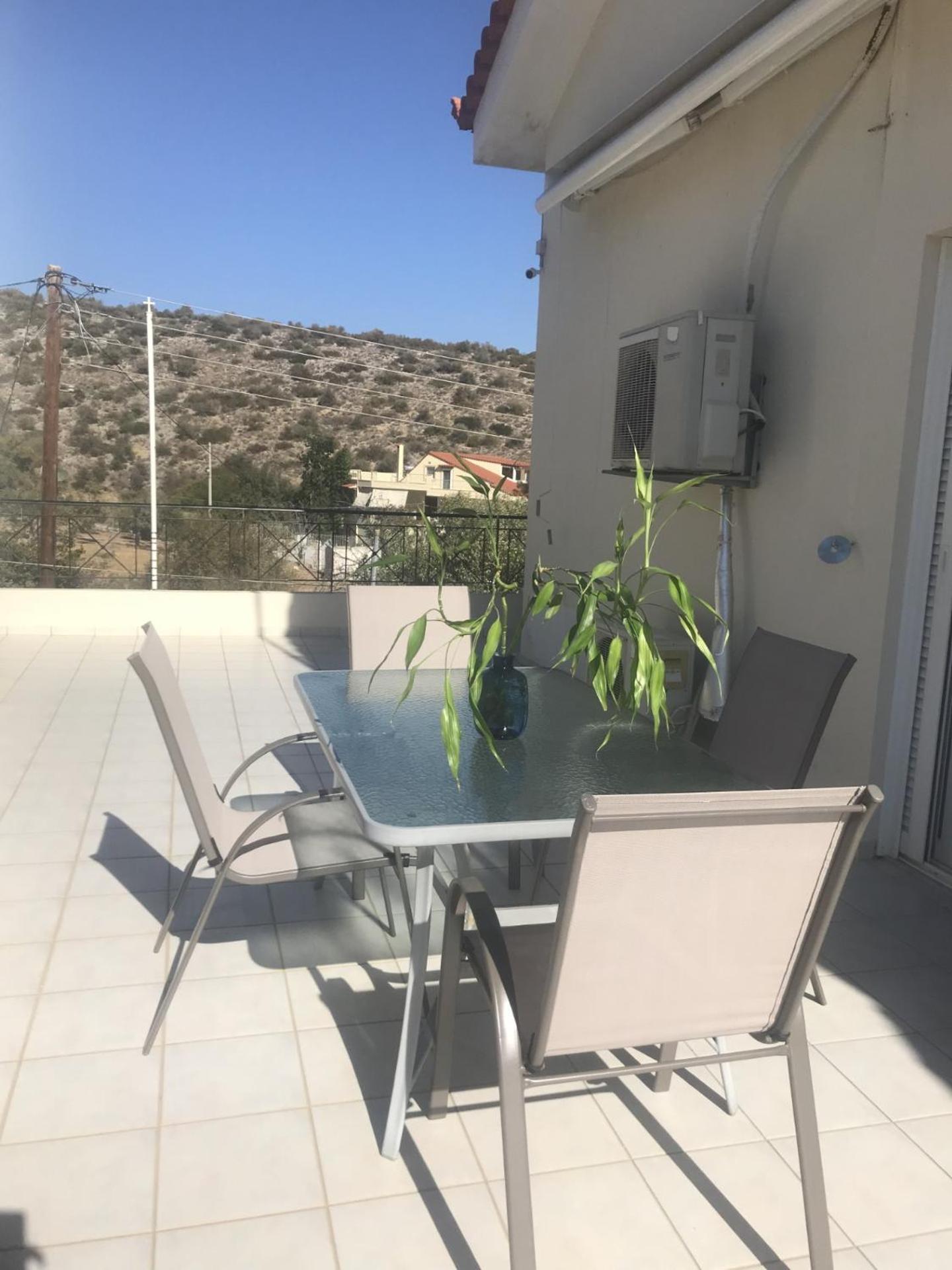 Beautiful Maisonette With A View To The Mountains And The Sea Agia Marina  Exterior photo
